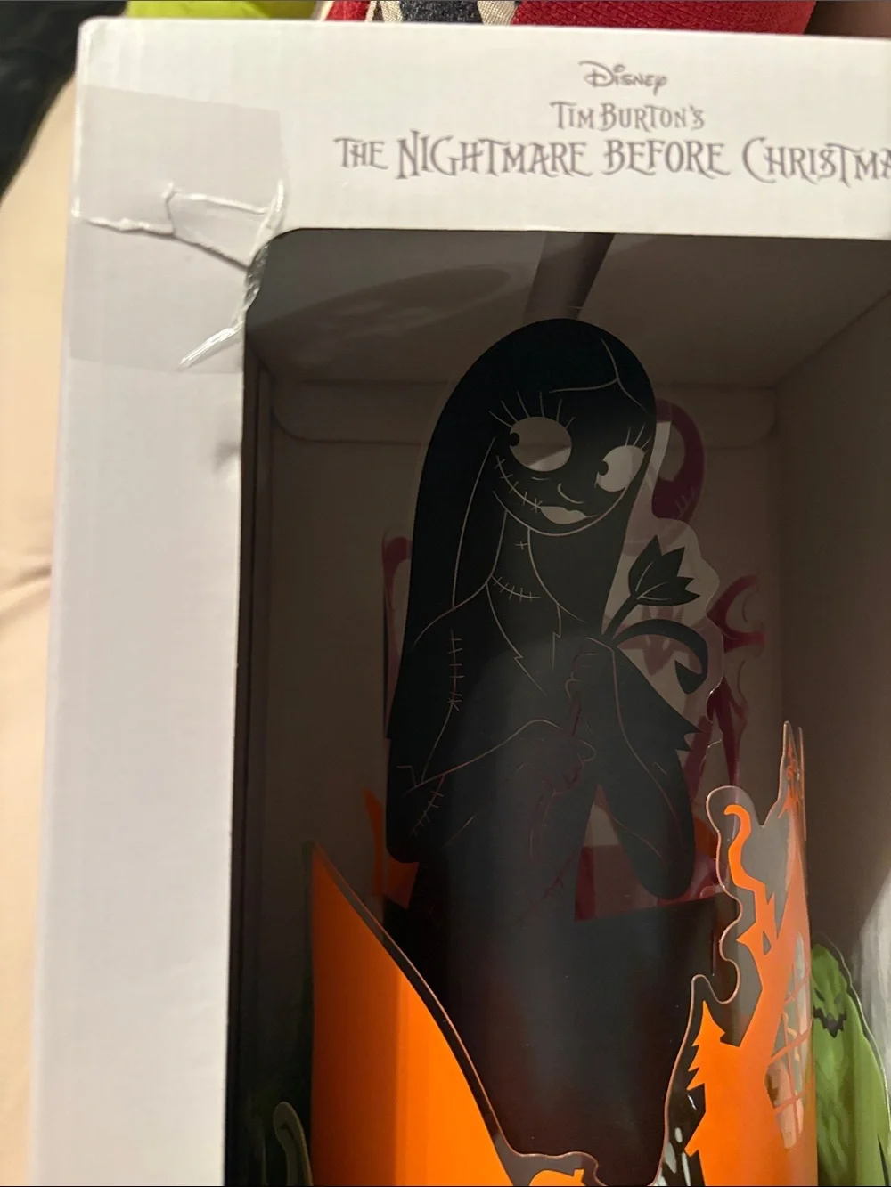 NWT Hallmark Disney Nightmare Before Christmas Rotating Lamp Sound Jack Zero